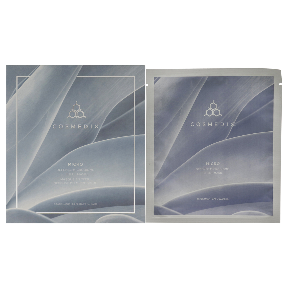 Micro Defense Microbiome Sheet Mask by Cosmedix for Unisex - 5 Pc Sheets